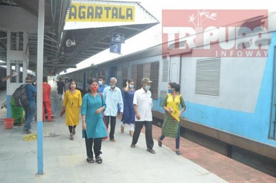 Local Train services resumed in Tripura 